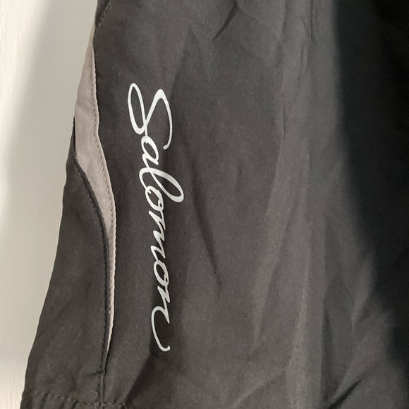 Salomon ladies black running shorts - Picture 2 of 10